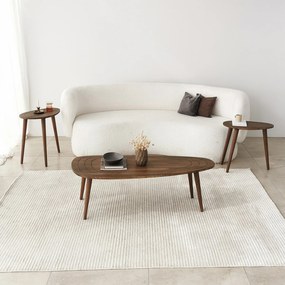 Τραπεζάκι Σαλονιού Καρυδί PRITA 115x50x38