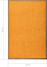 vidaXL Πατάκι Εισόδου Πλενόμενο Πορτοκαλί 60 x 90 εκ.