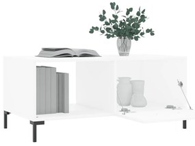 vidaXL Τραπεζάκι Σαλονιού Λευκό 90x50x40 εκ. Επεξεργασμένο Ξύλο