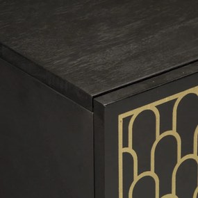 vidaXL Βοηθητικό Ντουλάπι 60 x 33 x 75 εκ. από Μασίφ Ξύλο Μάνγκο