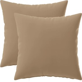 vidaXL Κάλυμμα Μαξιλαριού 2 τμχ. HEERLEN Taupe 30 x 30 cm Πολυεστέρας