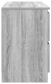 vidaXL Έπιπλο Τηλεόρασης Γκρι Sonoma 100x35x54 εκ. από Επεξεργ. Ξύλο