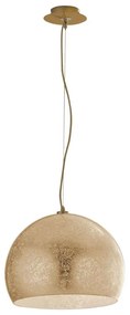 Φωτιστικό Οροφής Vanity I-VANITY/S40 ORO 3xE27 Φ40cm 120cm Gold Luce Ambiente Design Glass