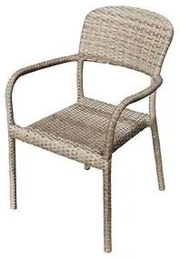 Bliumi  Πολυθρόνα Κήπου Wicker 57x60x80cm Bliumi Lily 5184G BEST-21234132
