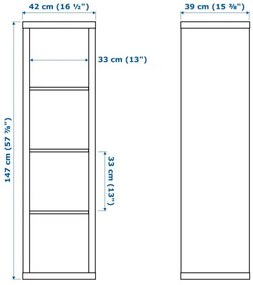 KALLAX ραφιέρα με 2 ένθετα 391.975.81