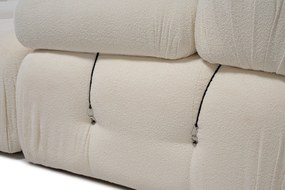 3-Seat Sofa Bubble 3 Seater ( L1-O1-1R) V2 - Bouclette White