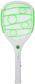 ESPERANZA ηλεκτρική ρακέτα εντόμων EHQ010G με LED φακό, 3W, 3500V, 1200mAh, λευκή