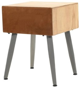 vidaXL Κομοδίνο 43 x 38 x 50 εκ. από Μασίφ Ξύλο Ελάτης