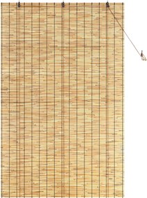 vidaXL Ρόλερ (στόρι) Φυσικό 140 x 220 cm Καλάμι