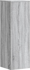 vidaXL Βάσεις Φυτών 2 Τεμ. Γκρι Sonoma 33x33x100εκ. Επεξεργασμένο Ξύλο