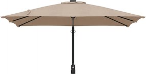 vidaXL Ομπρέλα Κήπου Taupe 248,5 x 247,5 x 160 εκ.