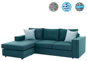 CORNER SOFA  MONACO INTERCHANGEABLE WATER-REPELLANT 240x170x86