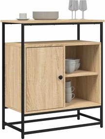 vidaXL Μπουφές Sonoma Δρυς 69 x 35 x 80 εκ. από Τεχνητό Ξύλο
