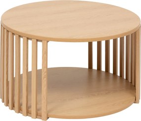 Τραπέζι Σαλονιού Με Ράφι (Φ60x35) F-V Slat 212896