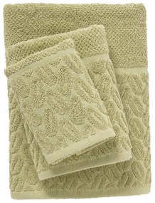 Σετ Πετσέτες 3τμχ Polycotton Best 0782 Λαδί Das Home