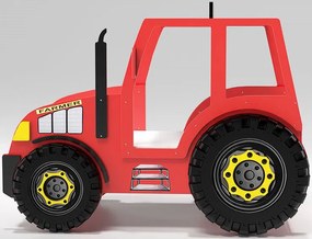 Κρεβάτι παιδικό Tractor-Kokkino