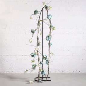 Τεχνητή Γιρλάντα Παιώνια 7090-7 300cm Light Blue Supergreens Polyurethane