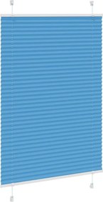 vidaXL Πλισέ περσίδα Μπλε 95x150 cm Πλάτος υφάσματος 94,4 cm