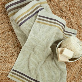 Πετσέτες Μπάνιου (Σετ 3τμχ) Nima Nanea Light Khaki 480gsm