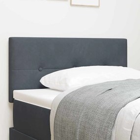 vidaXL Κεφαλάρι Σκούρο Γκρι 80 cm Βελούδο