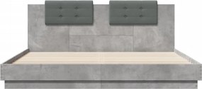 vidaXL Πλαίσιο Κρεβατιού με Κεφαλάρι και LED 180 x 200 εκ.