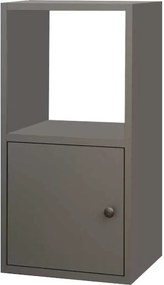 Κομοδίνο Vito Megapap χρώμα ανθρακί 34x30x66,4εκ.