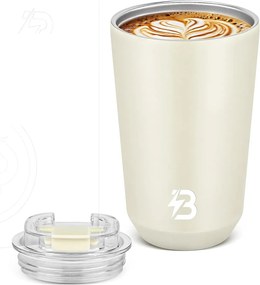 Κούπα Θερμός Ανοξείδωτο BPA Free 355ml - Άσπρο