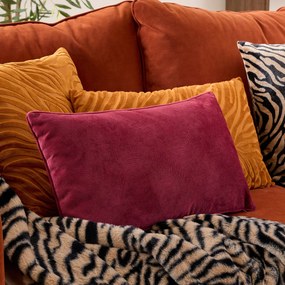 Διακοσμητικό Μαξιλάρι Βελουτέ (30x50) A-S Lilou Garnet Red 146201J
