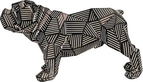 ΦΙΓΟΥΡΑ BULLDOG ΓΕΩΜΕΤΡΙΚΗ ΜΑΥΡΗ Χ27,5Χ11,5Χ15,4ΕΚ