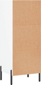 vidaXL Ντουλάπι Λευκό 34,5x32,5x90 εκ. Επεξεργασμένο Ξύλο