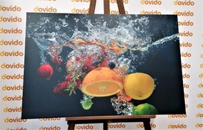 Εικόνα φρούτων στο νερό - 60x40