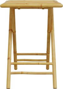 vidaXL Τραπέζι Κήπου Πτυσσόμενο 55x55x75 εκ. από Μπαμπού