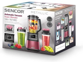 Μπλέντερ με Τεχνολογία Κενού Αέρος 1.5lt 1500W Sencor SBU 7874RD Κόκκινο
