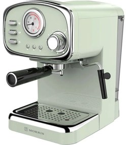 Καφετιέρα Espresso Retro R20807EMG 20x28x30cm 1,25lt 1100W 20Bar Light Green Morris