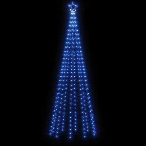 vidaXL Χριστουγεννιάτικο Δέντρο με Ακίδα 310 LED Μπλε 300 εκ.
