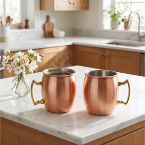 ΚΟΎΠΕΣ SET 2 ΠΟΤΗΡΙΑ LIVOO MOSCOW MULE GS155