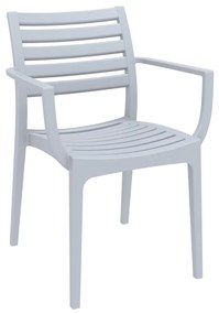 Siesta   Artemis/PL* Armchair Silver  metax-01-00-2528 διάστ.58.0000 x 58.0000 x 82.0000