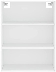 vidaXL Ντουλάπι Λευκό 69,5x34x180 εκ. από Επεξεργασμένο Ξύλο