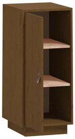 vidaXL Μπουφές Καφέ Μελί 34x40x75 εκ. από Μασίφ Ξύλο Πεύκου