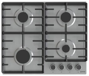 Gorenje G642ABX-737654 Εστία Γκαζιού Inox Με 4 Ζώνες Μαγειρέματος Γκαζιού 60,0 cm