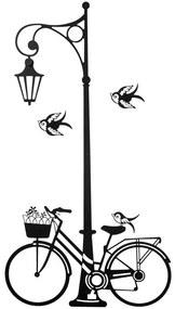 Κρεμάστρα Τοίχου Hayat 494PYT1122 117x4x211cm Black Wallity Metal