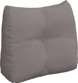 vidaXL Μαξιλάρι Πλάτης Taupe 60 x 24 x 50 εκ ύφασμα