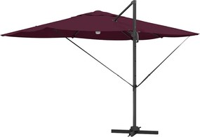 vidaXL Ομπρέλα ηλίου Βεραμάν Κόκκινο 351 x 250 x 253 εκ