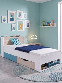 Κρεβάτι Planet-Leuko - Drus - Navy blue