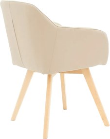 Πολυθρόνα Safira pakoworld PU ύφασμα μπεζ-φυσικό 57x58x84εκ