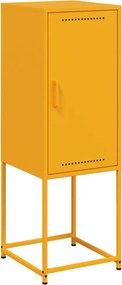 vidaXL Ντουλάπι Μουσταρδί 36x39x107 εκ. από Ατσάλι