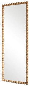 Καθρέπτης Ledalo pakoworld ξύλο σε φυσική απόχρωση 45x4.5x130εκ - 233-000043
