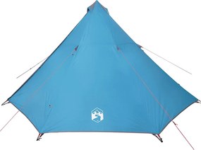 vidaXL Σκηνή Οικογενειακή Tipi 8 Ατόμων Αδιάβροχη Μπλε