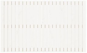 vidaXL Κεφαλάρι Τοίχου Λευκό 147x3x90 εκ. από Μασίφ Ξύλο Πεύκου