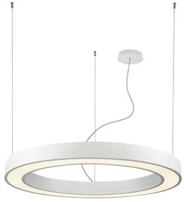 Κρεμαστό Φωτιστικό Οροφής LED 132W 4000Κ Push Dimming Φ180cm Ring Viokef 3915-0018-4-W-D4 Λευκό